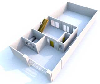 3 dimensional building plan