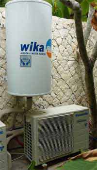 Air conditioner water heater
