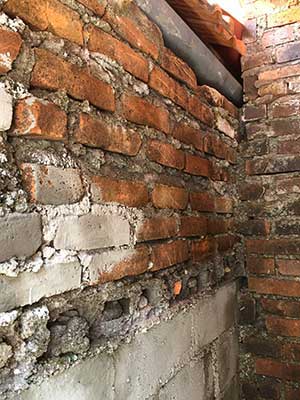 A badly built wall
