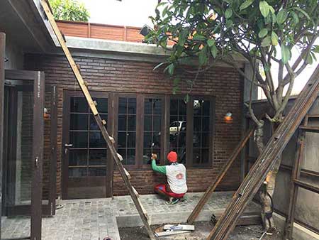building a house