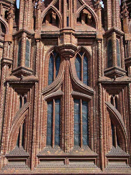 brick built church tower