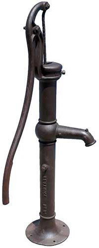 village hand water pump