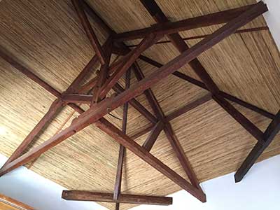 Low cost open ceiling