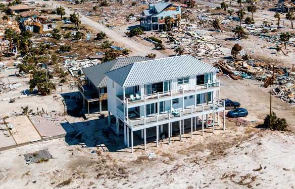 Mexico Beach House Resists Hurricane Michael