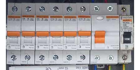 Residual current contact breaker