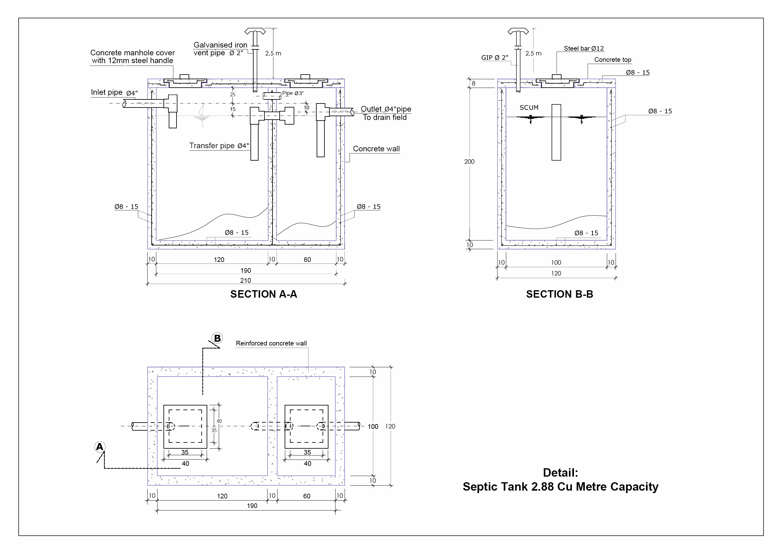 Septic Tank Design and Construction