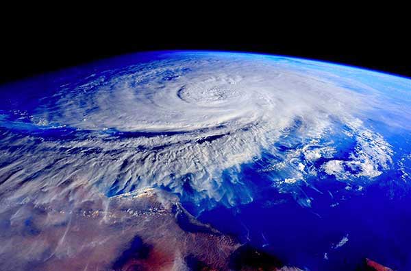Cyclone to the north of Australia