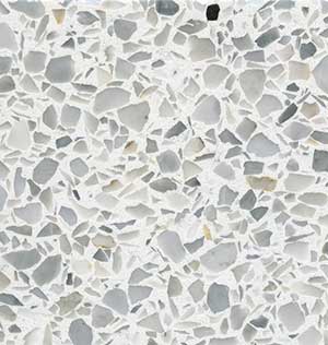 Close up of terrazzo